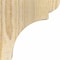 Ekena Millwork Yorktown Rough Sawn Corbel, Douglas Fir, 4"W x 6"D x 6"H COR04X06X06YOR00RDF - alternate 2